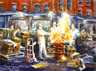 Keeping Warm on South Street