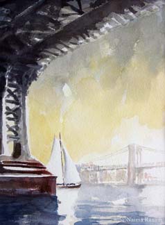 Sailing Down the East River